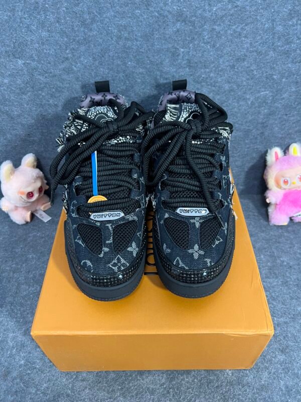 Louis Vuitton Skate Trainer Black Swarovski Monogran