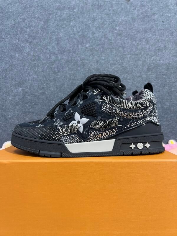 Louis Vuitton Skate Trainer Black Swarovski Monogran