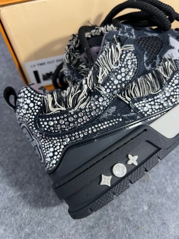 Louis Vuitton Skate Trainer Black Swarovski Monogran
