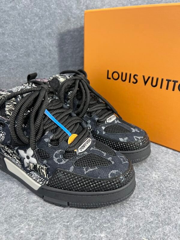 Louis Vuitton Skate Trainer Black Swarovski Monogran