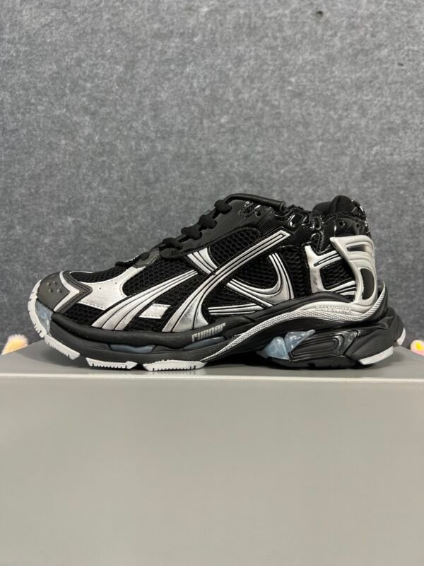 Balenciaga Runner Black Silver