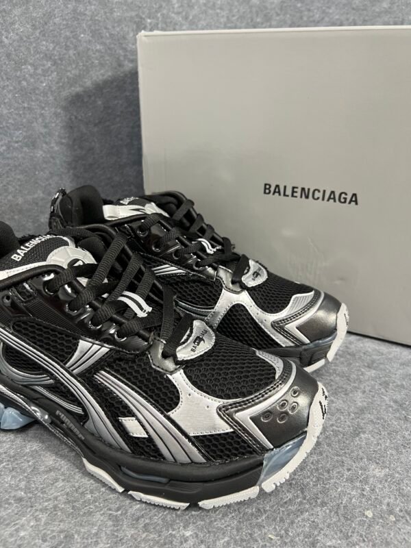 Balenciaga Runner Black Silver