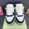 OFF-WHITE Out Of Office “OOO” Low Tops Dark Blue White