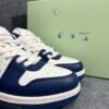 OFF-WHITE Out Of Office “OOO” Low Tops Dark Blue White