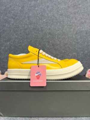 Rick Owens yellow snekaers