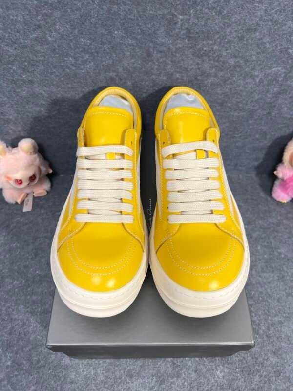 Rick Owens yellow snekaers