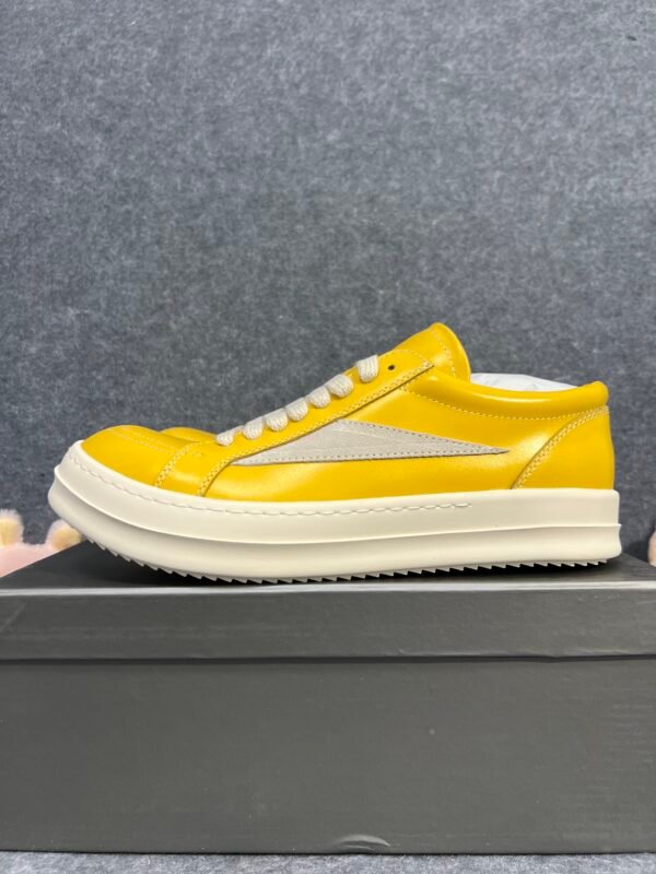 Rick Owens yellow snekaers