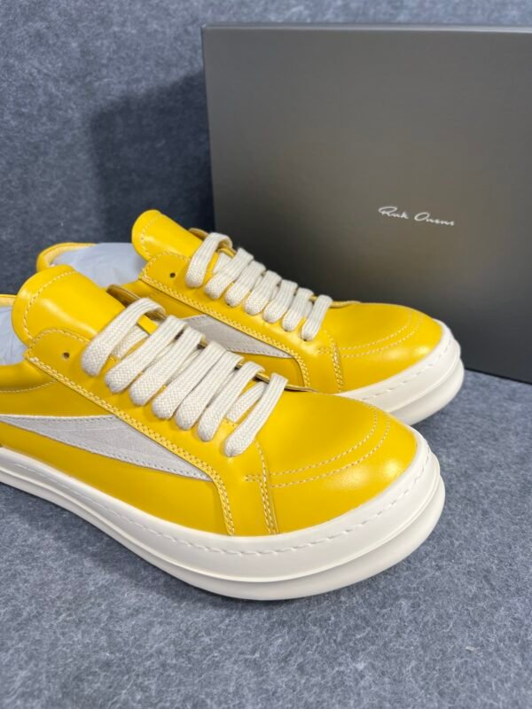 Rick Owens yellow snekaers