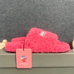 Balenciaga Furry Slide Pink
