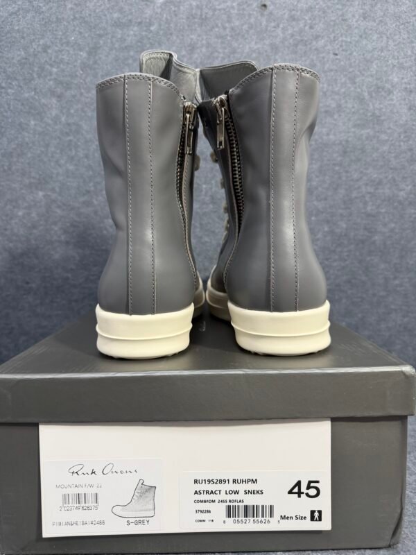 Rick Owens Geobasket High Grey