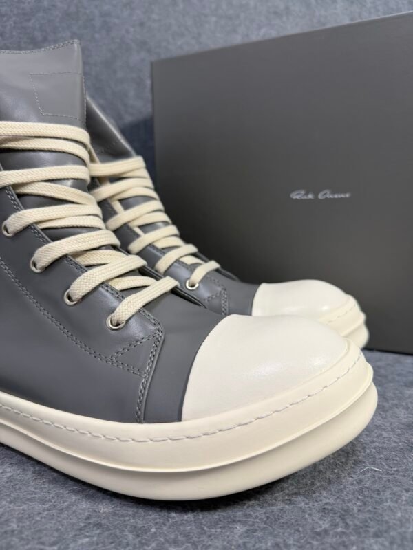 Rick Owens Geobasket High Grey