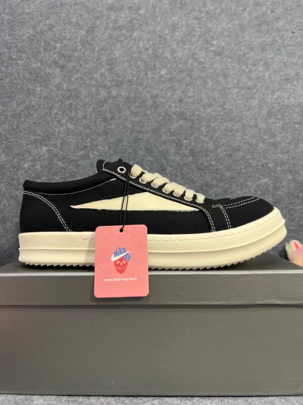 Rick Owens DRKSHDW EDFU Vintage Sneakers Taupe Grey