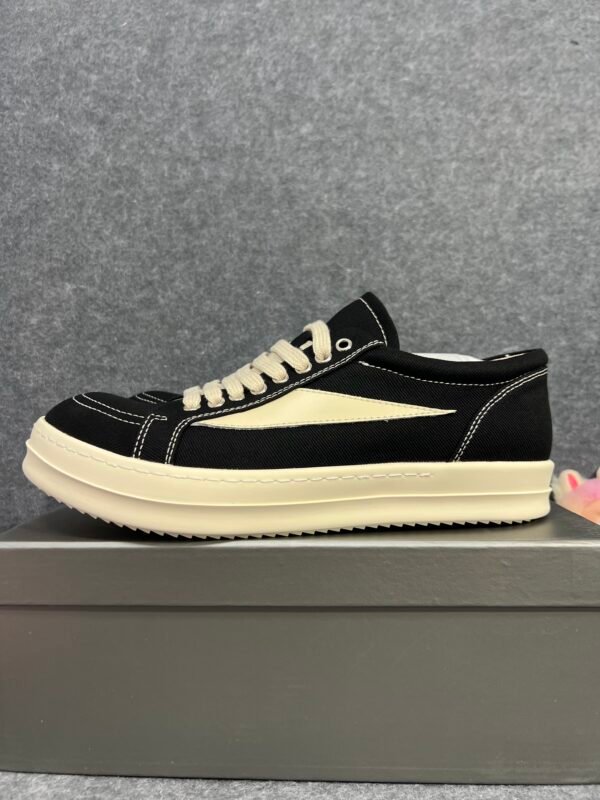 Rick Owens DRKSHDW EDFU Vintage Sneakers Taupe Grey