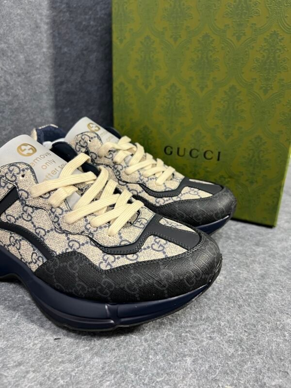 Gucci Rython GG Grey Navy