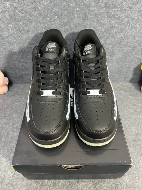 Nike Air Force 1 Low Black Skeleton Halloween