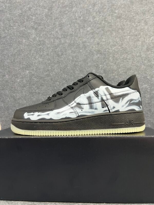 Nike Air Force 1 Low Black Skeleton Halloween