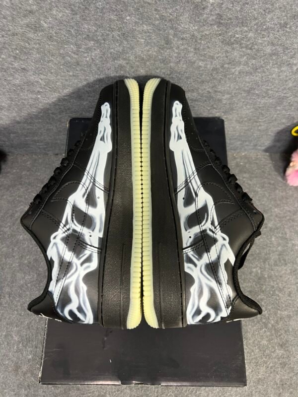 Nike Air Force 1 Low Black Skeleton Halloween
