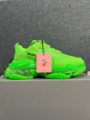 Balenciaga Triple S Neon Green Clear Sole