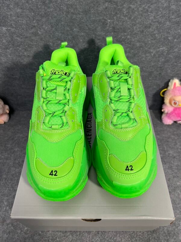 Balenciaga Triple S Neon Green Clear Sole