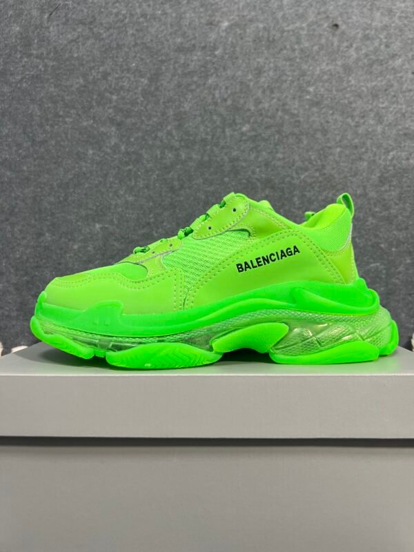 Balenciaga Triple S Neon Green Clear Sole
