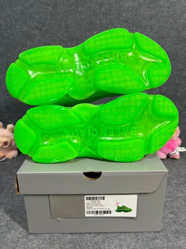 Balenciaga Triple S Neon Green Clear Sole