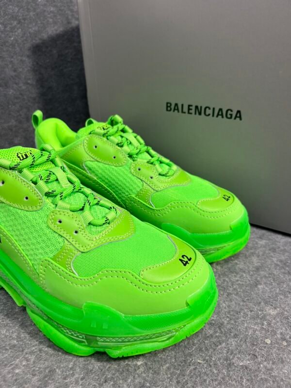 Balenciaga Triple S Neon Green Clear Sole