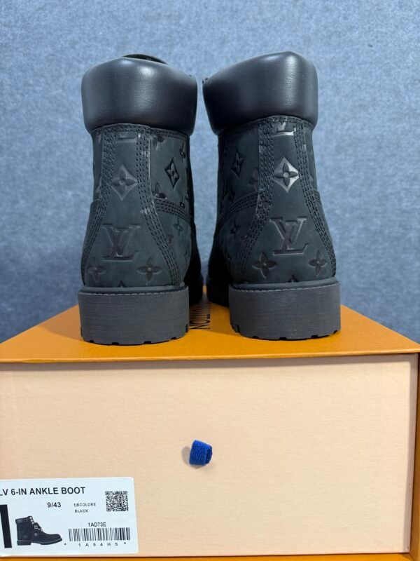 Louis Vuitton Timberland 6″ Ankle Boot Black Monogram