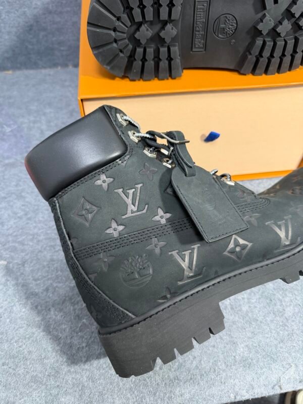 Louis Vuitton Timberland 6″ Ankle Boot Black Monogram