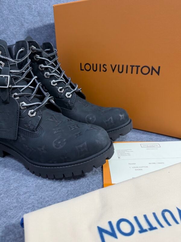 Louis Vuitton Timberland 6″ Ankle Boot Black Monogram