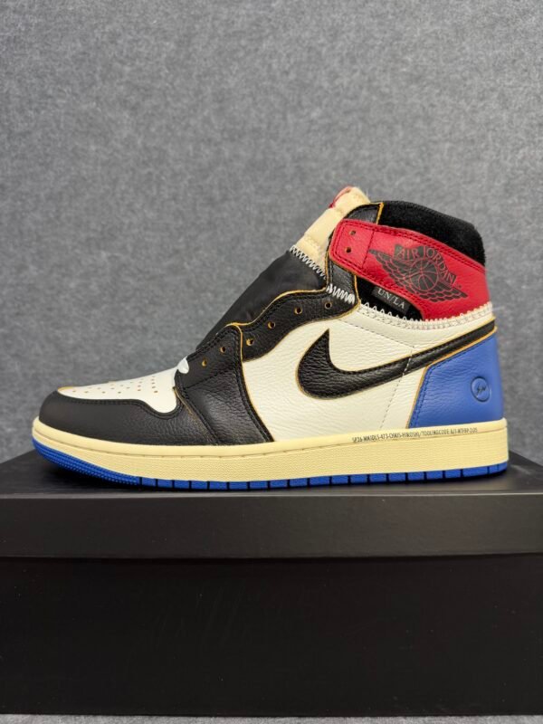Jordan 1 Retro High OG SP Fragment x Union LA Varsity Red Sport Royal