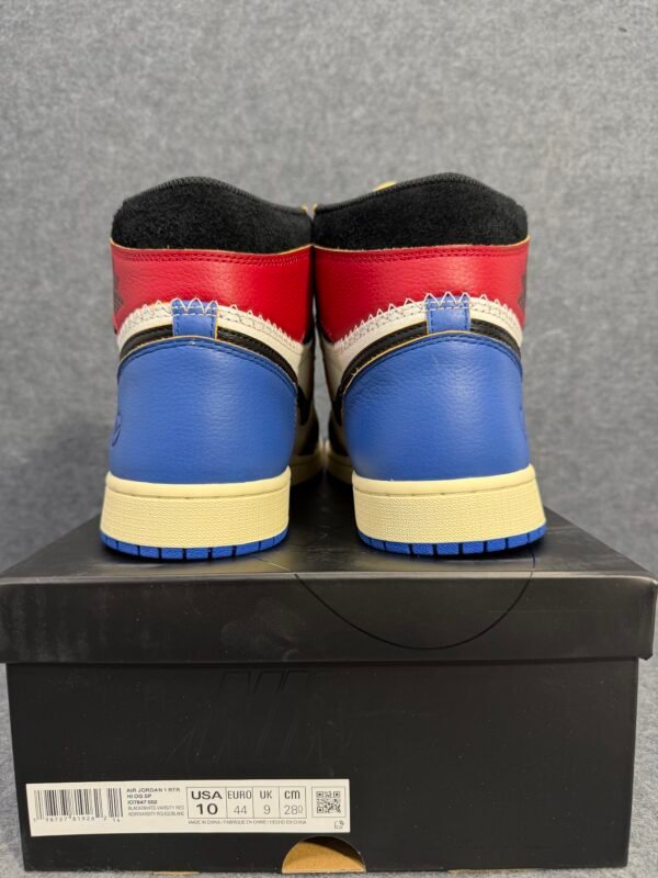 Jordan 1 Retro High OG SP Fragment x Union LA Varsity Red Sport Royal