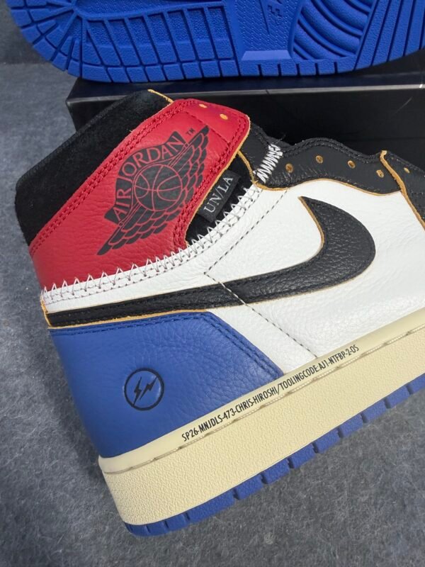 Jordan 1 Retro High OG SP Fragment x Union LA Varsity Red Sport Royal
