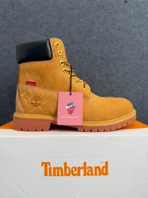 Timberland 6" Premium Waterproof Boot Supreme Diamond Plate Wheat