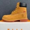 Timberland 6" Premium Waterproof Boot Supreme Diamond Plate Wheat