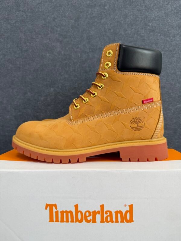 Timberland 6" Premium Waterproof Boot Supreme Diamond Plate Wheat