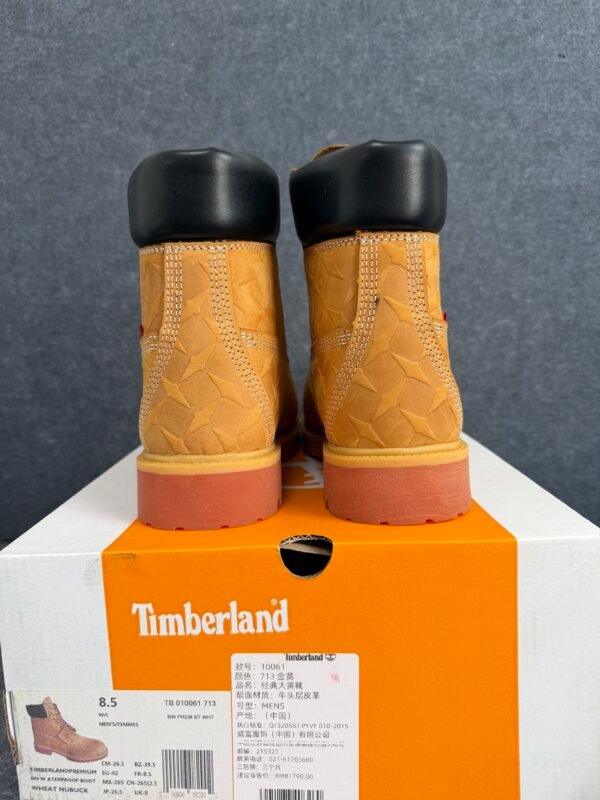 Timberland 6" Premium Waterproof Boot Supreme Diamond Plate Wheat