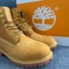 Timberland 6" Premium Waterproof Boot Supreme Diamond Plate Wheat