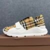 Burberry Ramsey Vintage Check Suede Leather Sneakers