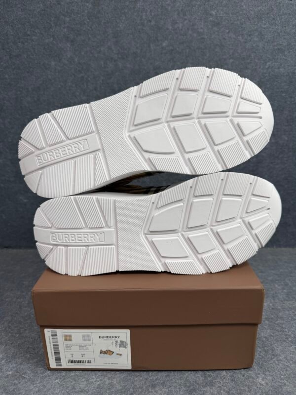 Burberry Ramsey Vintage Check Suede Leather Sneakers