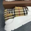 Burberry Ramsey Vintage Check Suede Leather Sneakers