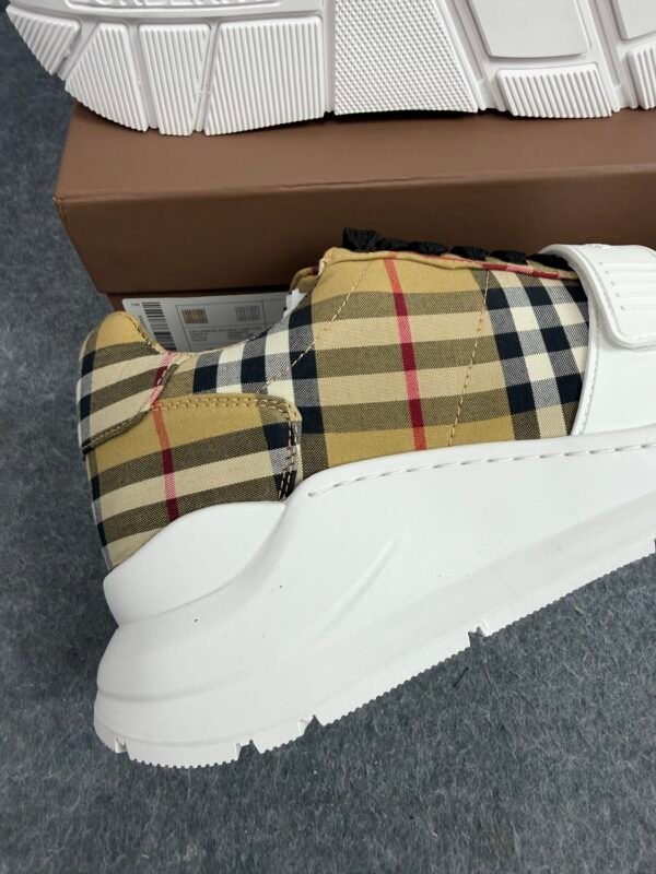 Burberry Ramsey Vintage Check Suede Leather Sneakers