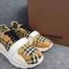 Burberry Ramsey Vintage Check Suede Leather Sneakers