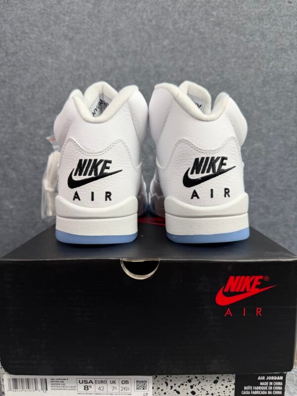 Jordan 5 Retro White Metallic