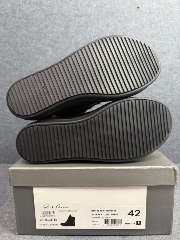 Rick Owens Lido Jumbo Laced Sneaker ‘Black’