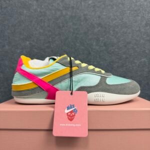 Miu Miu Gymnasium Sneaker ‘Anise Fuchsia’