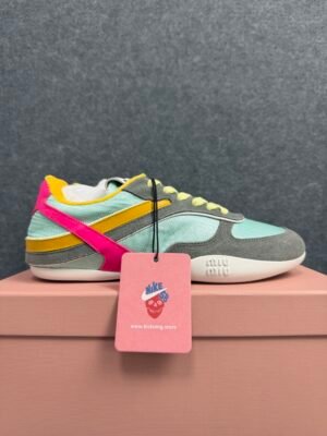 Miu Miu Gymnasium Sneaker ‘Anise Fuchsia’