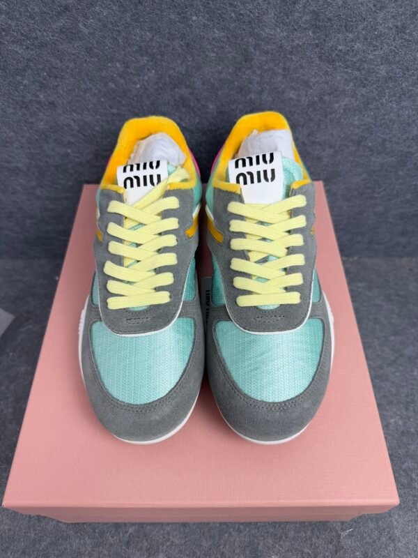 Miu Miu Gymnasium Sneaker ‘Anise Fuchsia’