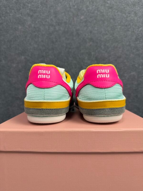 Miu Miu Gymnasium Sneaker ‘Anise Fuchsia’