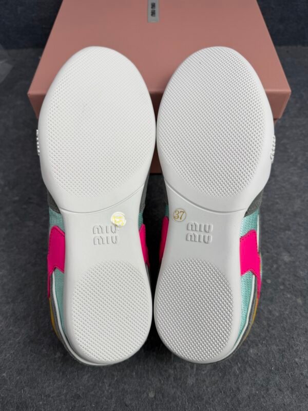 Miu Miu Gymnasium Sneaker ‘Anise Fuchsia’