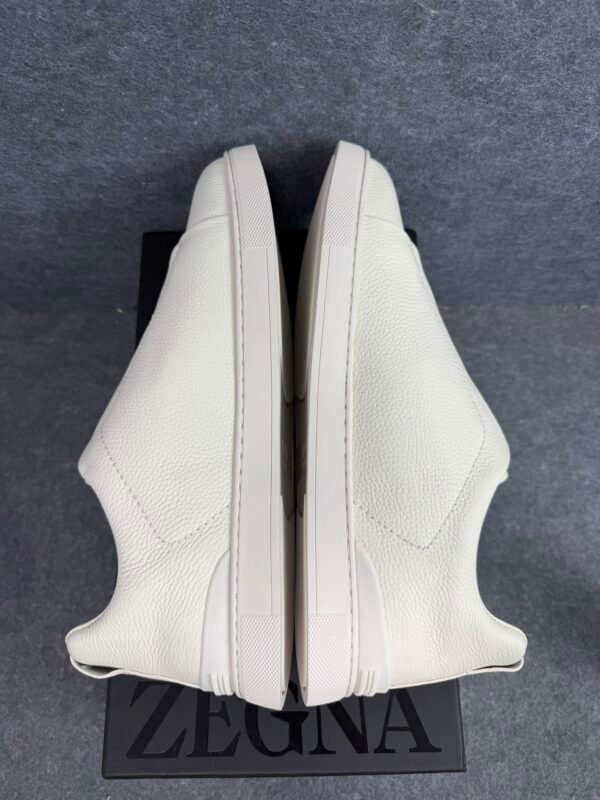Zegna Deerskin Triple Stitch White